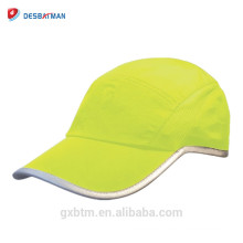 Sombrero de seguridad deportiva de fluorescencia de alta visibilidad de 360 ​​grados